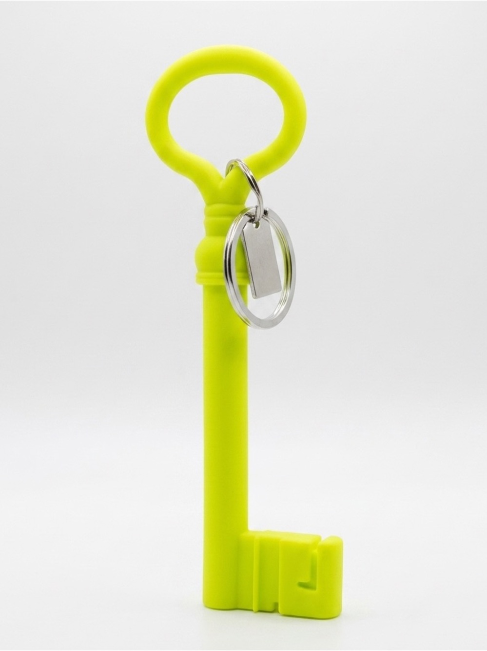 NWT Areaware x Harry Allen Reality Series Italian Church Key Keychain Chartreuse